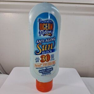 Ocean Potion Anti-Aging Sun Block SPF 30 sunblock‎ sunscreen PARTIALLY USED